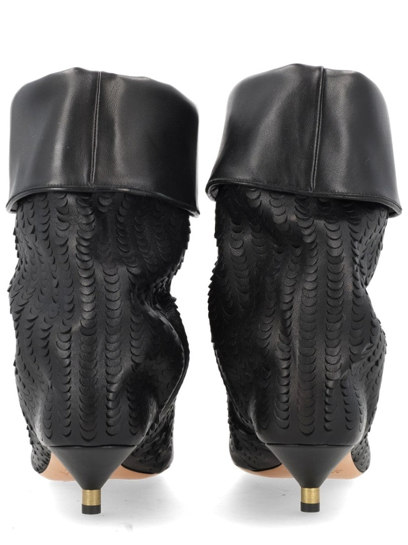 Isabel Marant Edrik Lamb Leather Pointed Ankle Boots