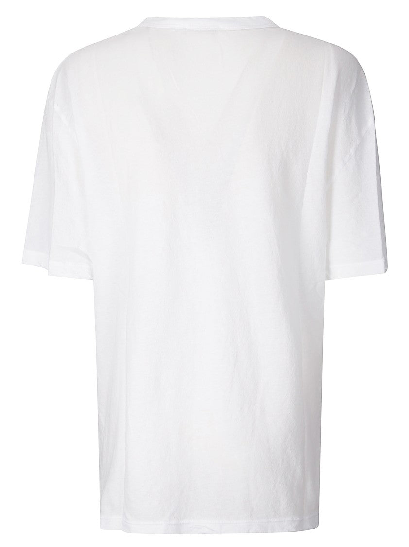 James Perse Crepe Jersey Oversized S/S Crew T-Shirt