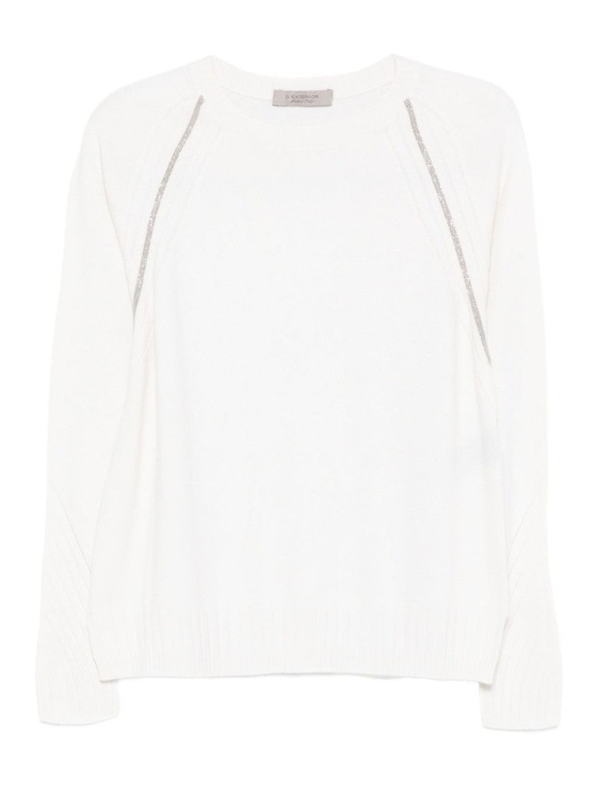 D. Exterior Classic Knit Sweater With Relaxed Fit