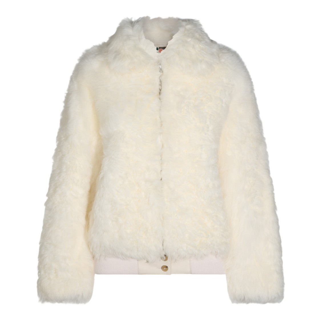 Ports 1961 Textured Faux Fur Cropped Coat