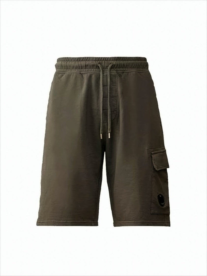 C.P. Company Relaxed Fit Cargo Shorts With Elastic Waistband