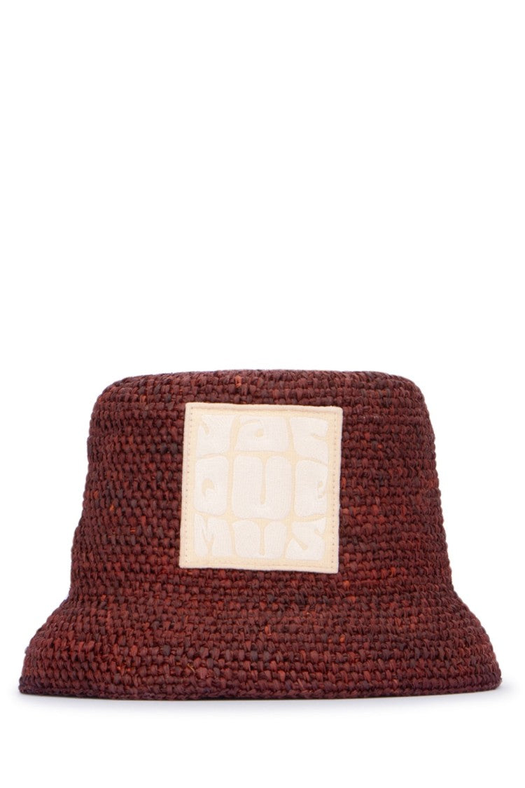 Jacquemus Structured Bucket Hat With Woven Texture