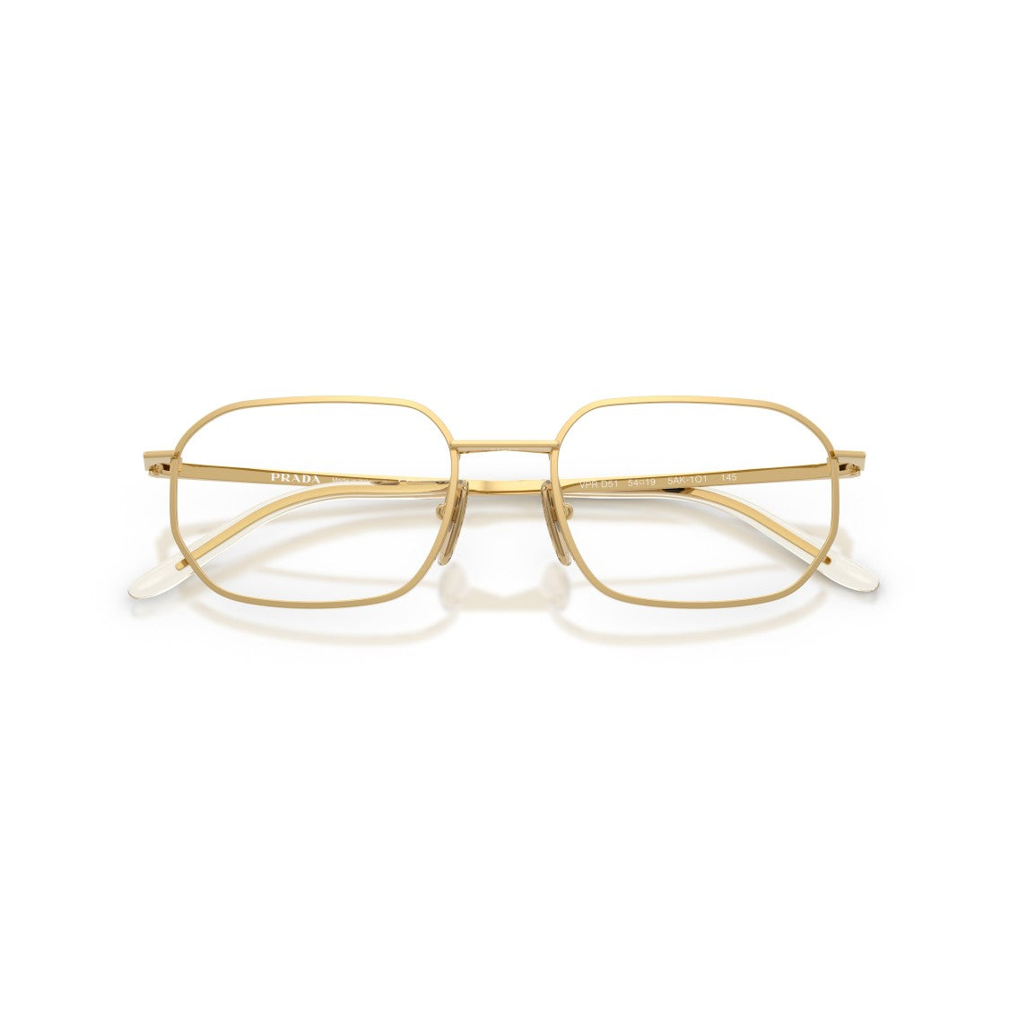 Prada 0Pr D51v Thin Gold Metal Frame Sunglasses