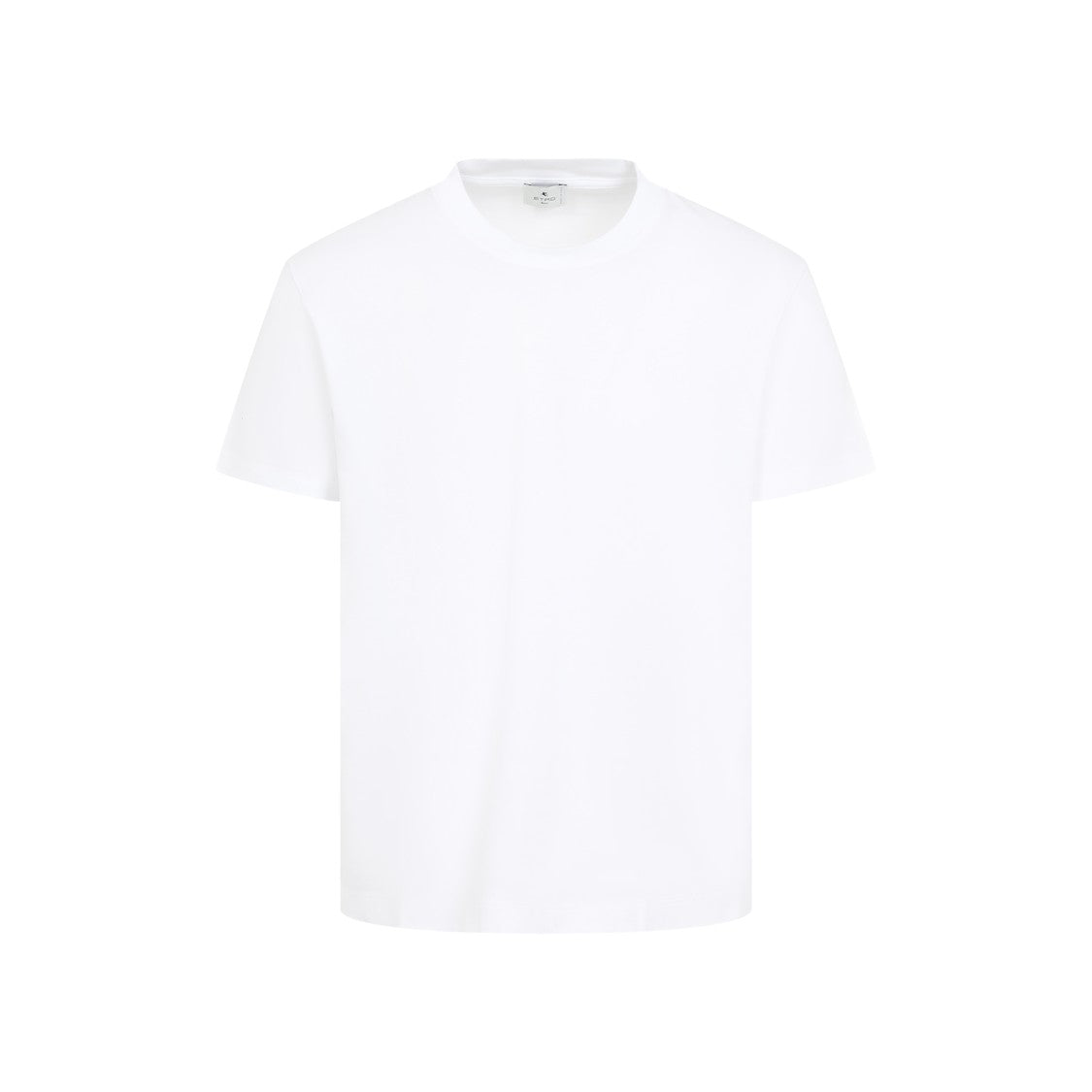 Etro Cotton T-Shirt With Classic Fit And Subtle Logo Detail