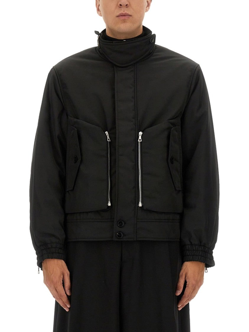 Dries Van Noten Venice High Collar Silver Detail Boxy Jacket
