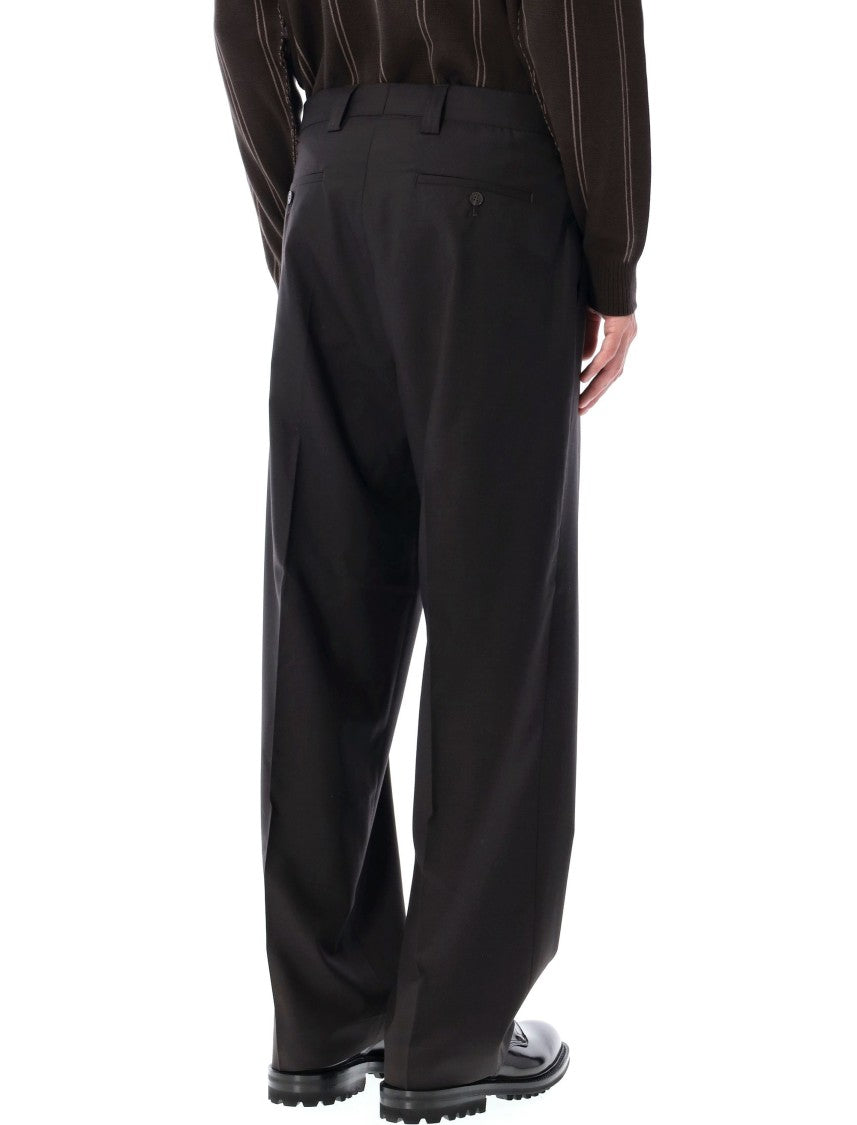 Mfpen Wide-Leg Classic Wool Trousers