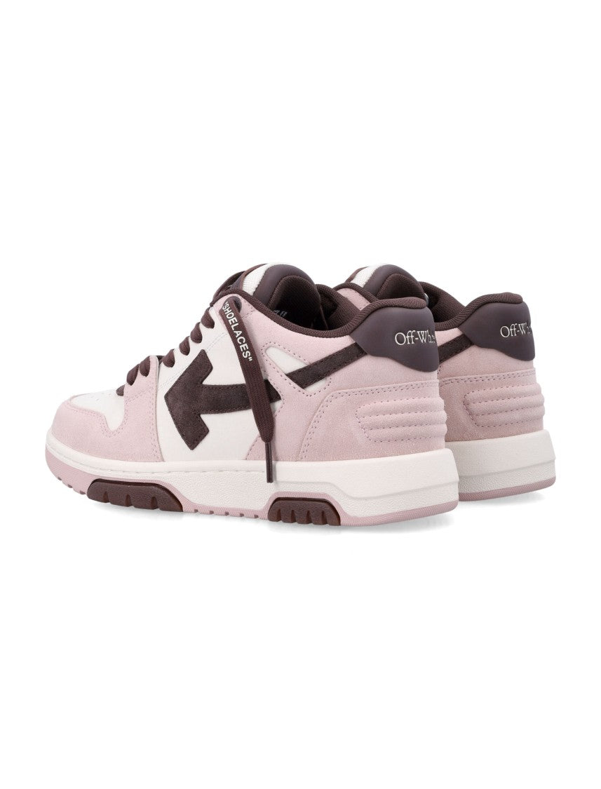 Off-White Arrow Out Of Office Suede Leather Sneakers