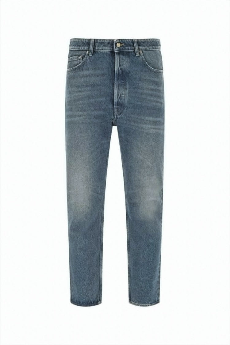 Golden Goose Denim Pants With Classic Five-Pocket Design And Distinctive Patch