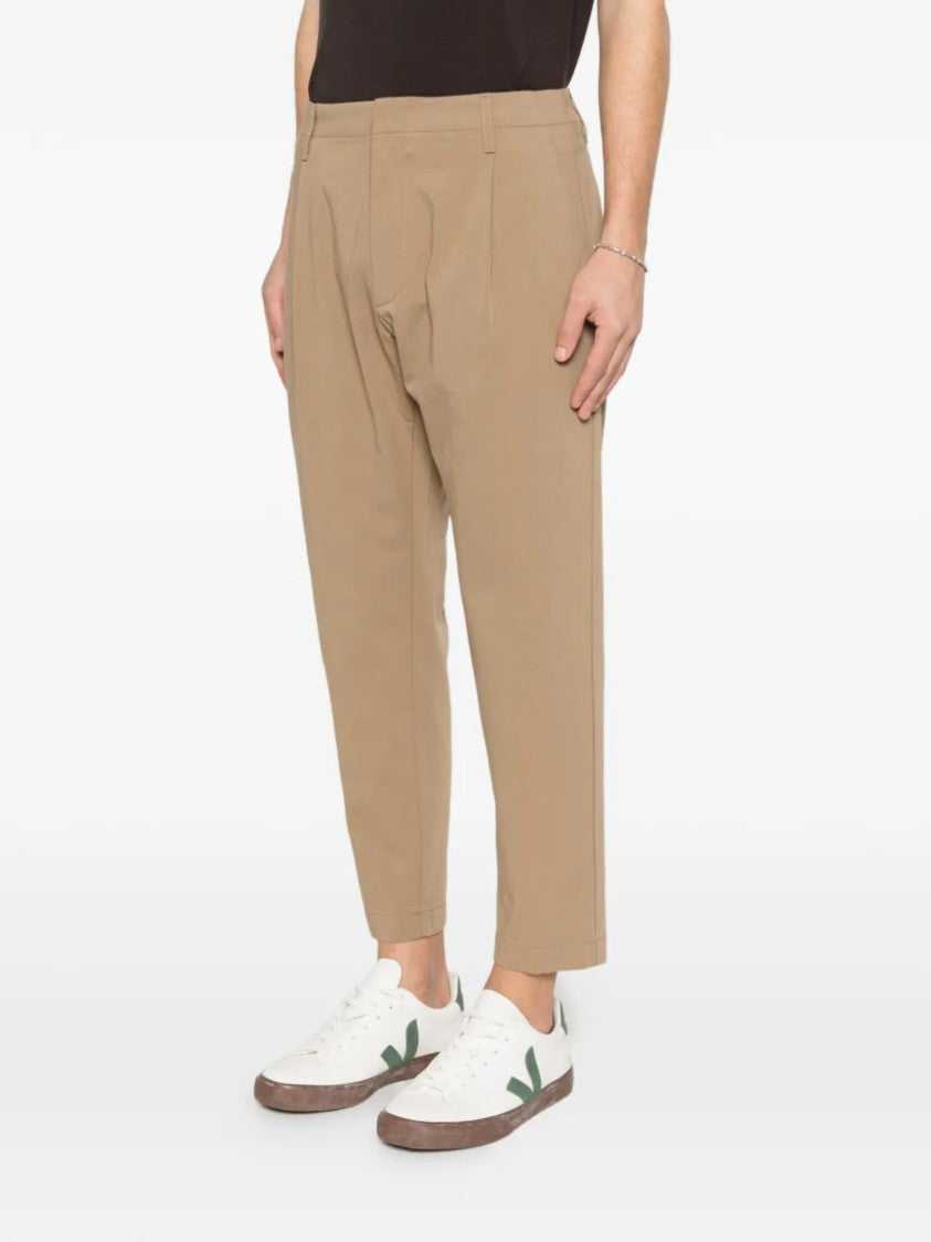Dondup Ben Cropped Tailored Straight Pants