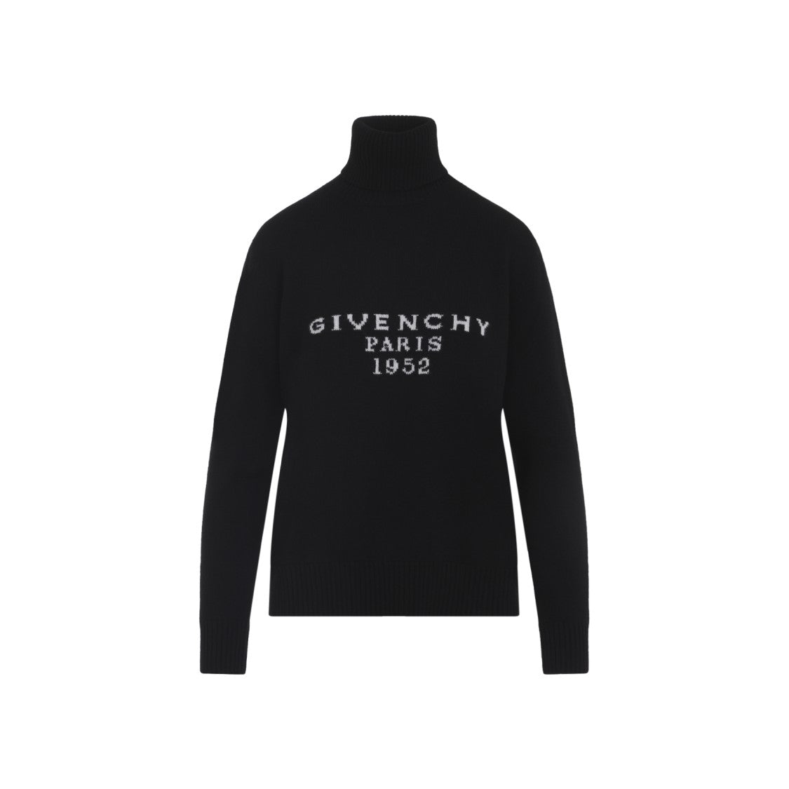Givenchy Ribbed Black Turtleneck Sweater