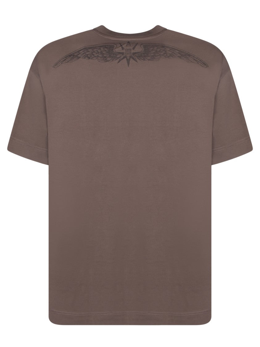 Givenchy Graphic Cotton T-Shirt With Unique Logo Design