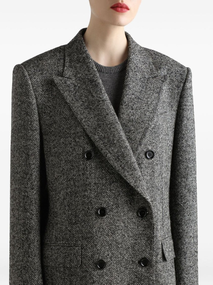Dolce & Gabbana Double-Breasted Chevron Jacket