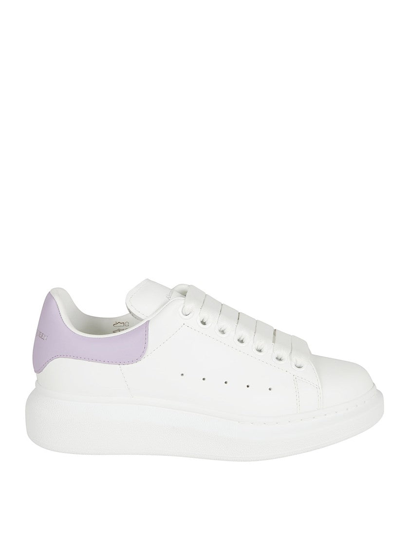 Alexander Mcqueen Oversized Sneakers With Lilac Heel Tab
