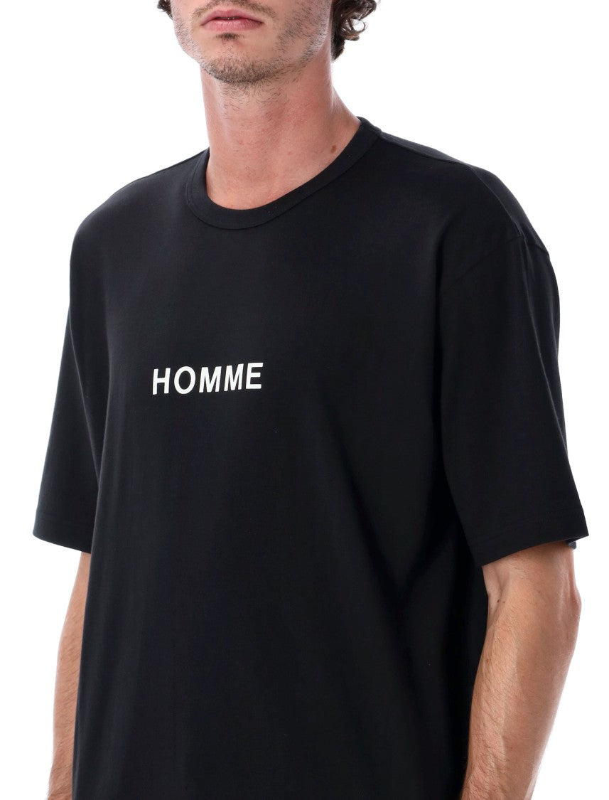 Comme Des Garçons Cotton Logo Short Sleeve T-Shirt