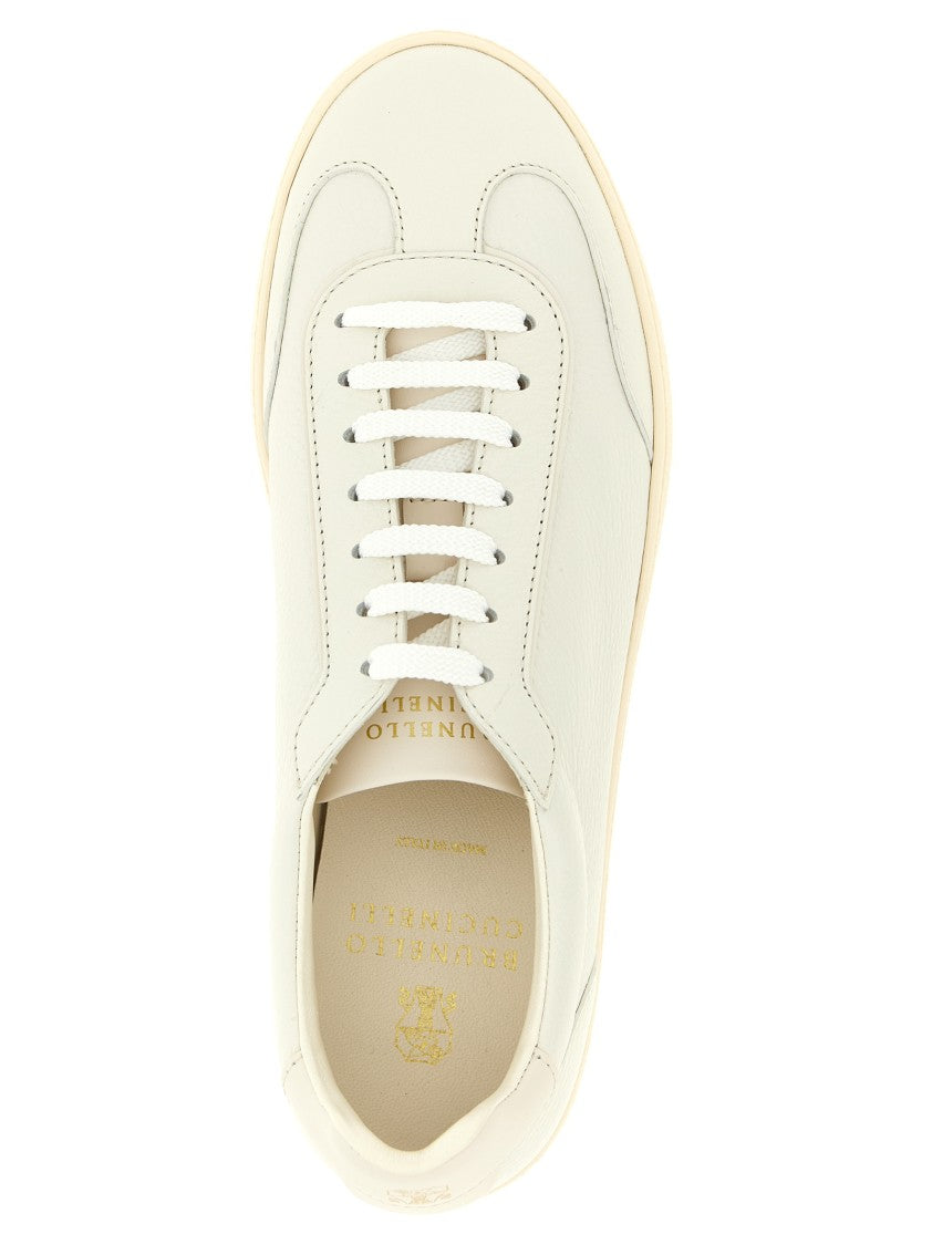 Brunello Cucinelli Deer Leather Sneakers
