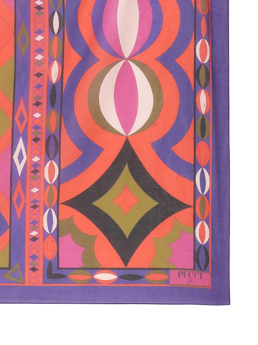 Pucci Geometric Pattern Cotton Pareo