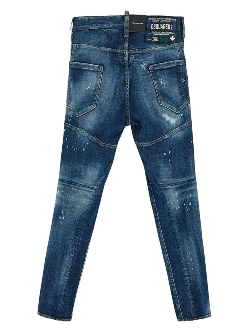 Dsquared2 Distressed Slim Fit Denim Pants