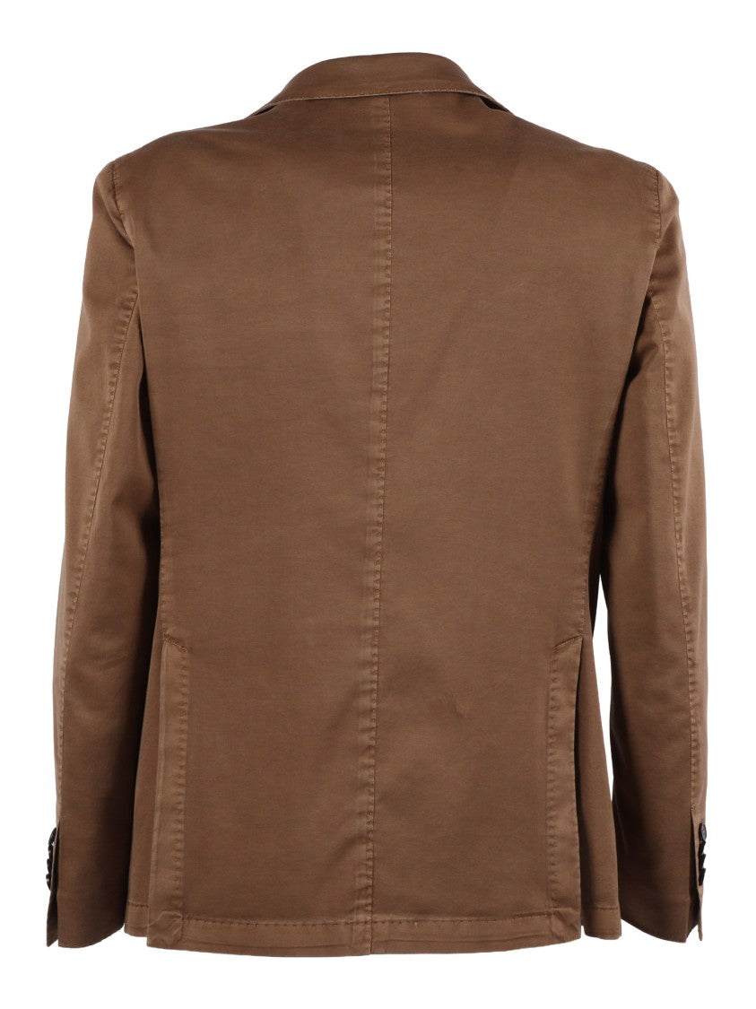 L.B.M. 1911 Brown Tailored Drop S Blazer