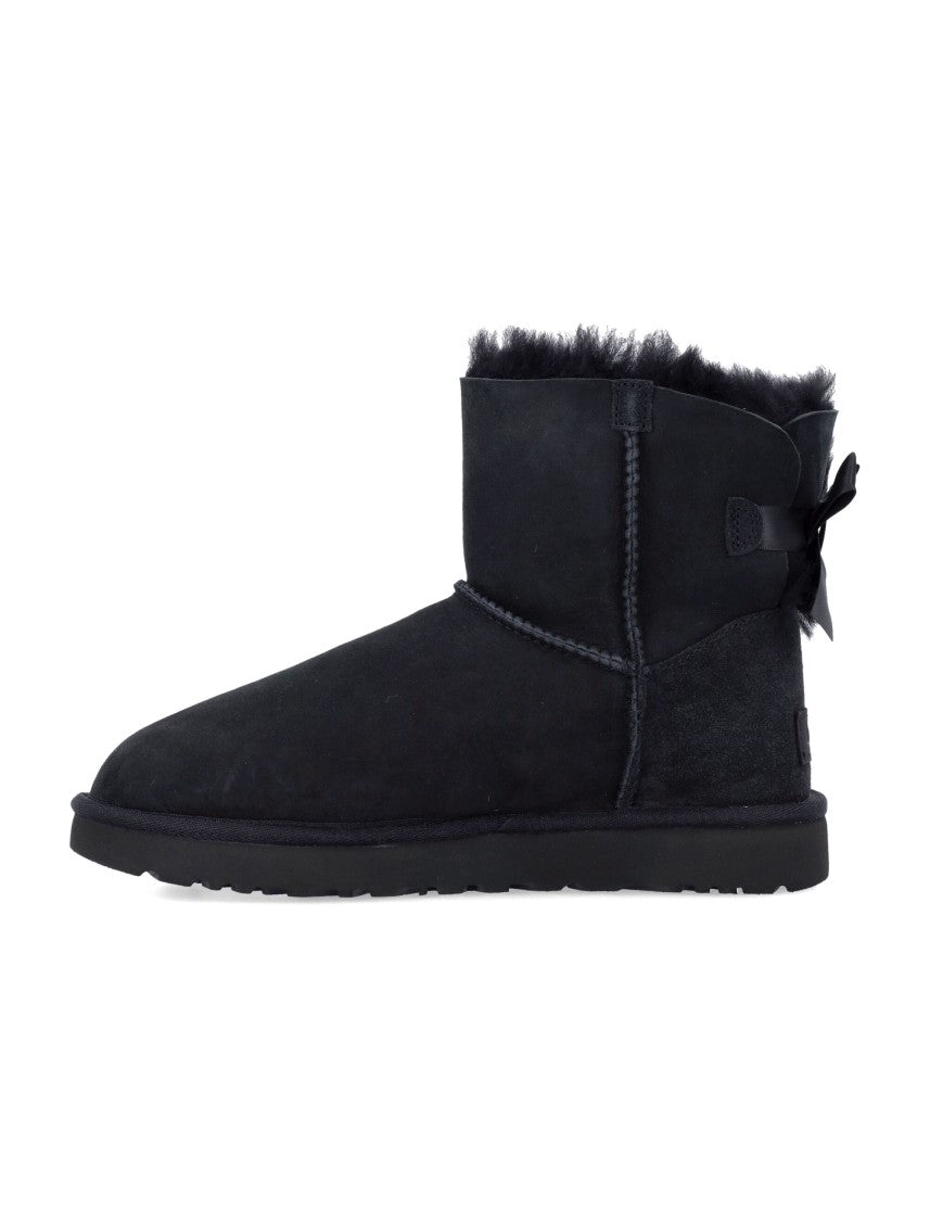 Ugg Mini Bailey Bow Suede Ankle Boots