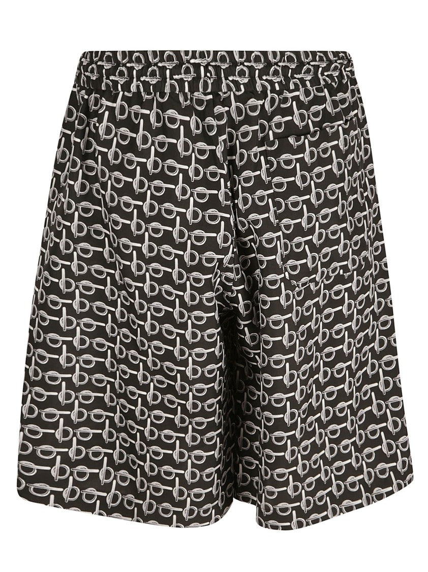 Burberry Lightweight Black Silk Shorts
