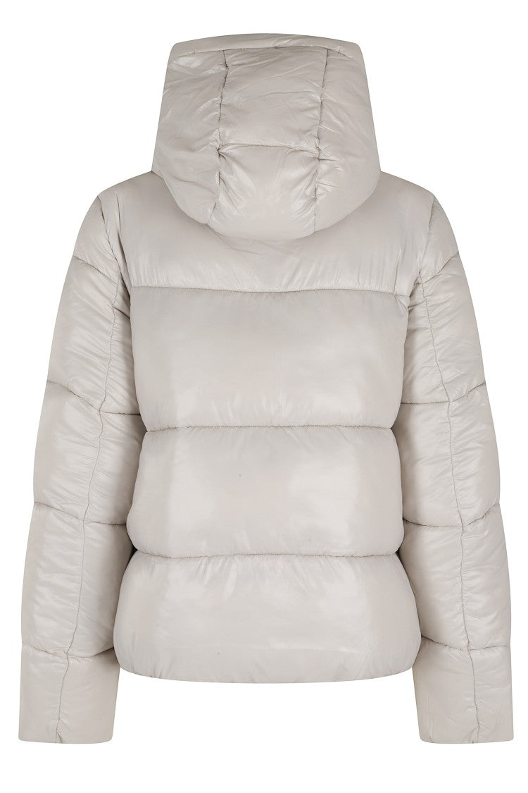 Save The Duck Shiny Quilted Down Jacket With Hood