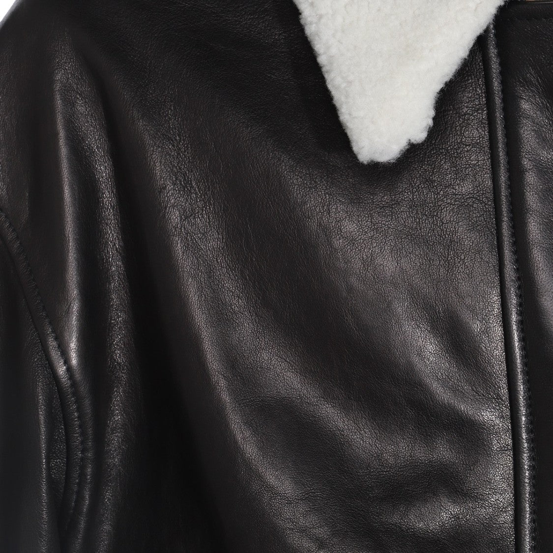 Khaite Black Leather Jacket