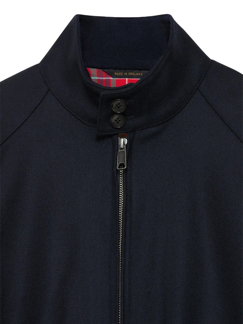 Baracuta Melton G9 Tartan Lined Wool-Blend Jacket