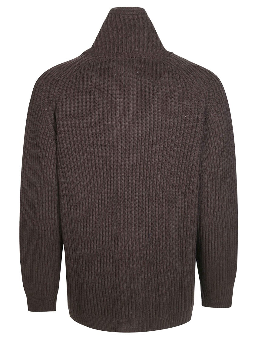 Filson Bristol Tacoma Wool Ribbed Knit Cardigan