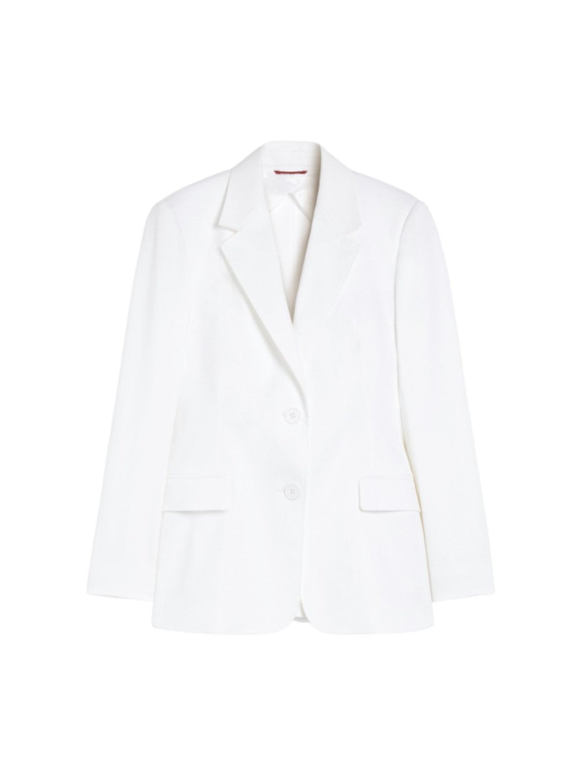 Max Mara Structured Blazer With Deep V-Neckline