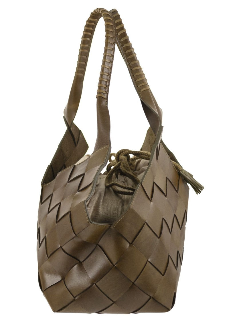 Dragon Castello - Braided Leather Bag