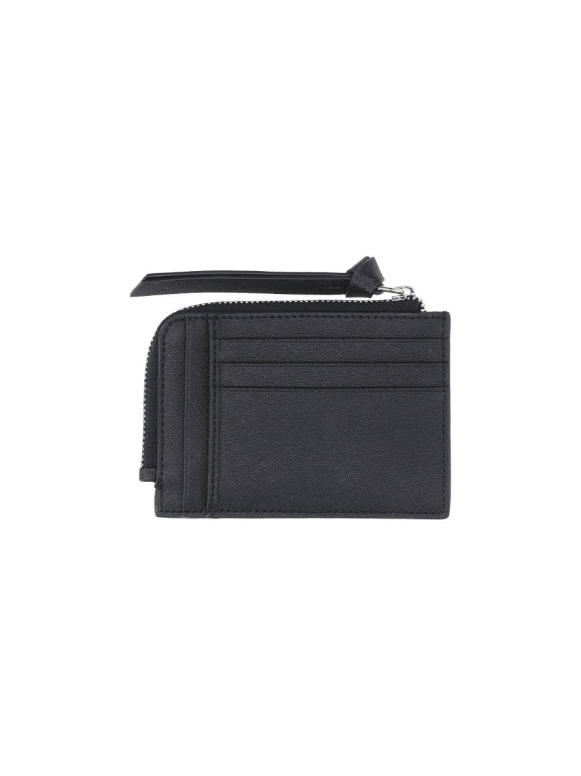Vivienne Westwood "Orb" Zip Cardholder – Black