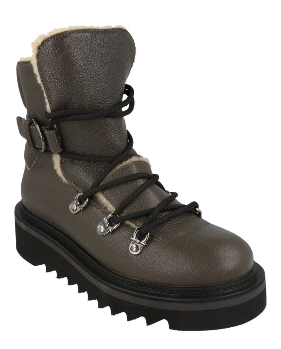Ferragamo Elimo F Leather Boots