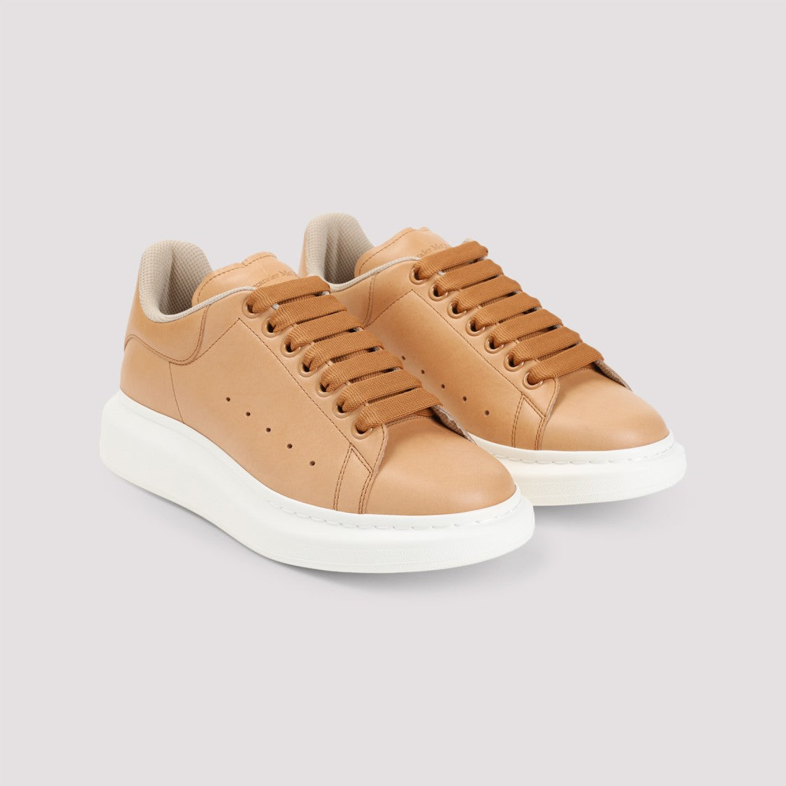 Alexander Mcqueen Natural Leather Sneakers