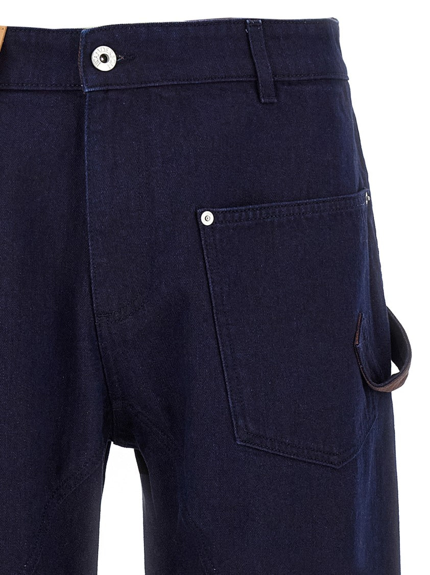 J. W. Anderson Turn Up Twisted Workwear' Jeans