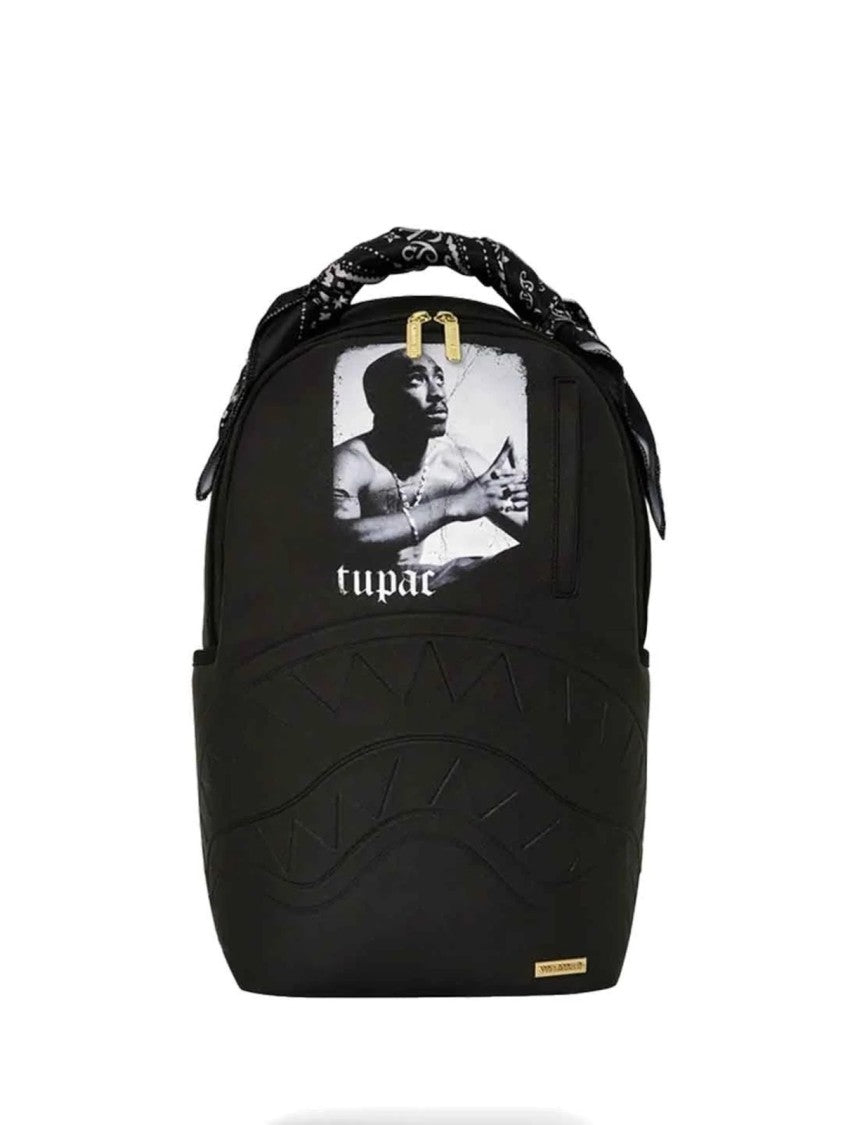 Sprayground Black Tupac Backpack