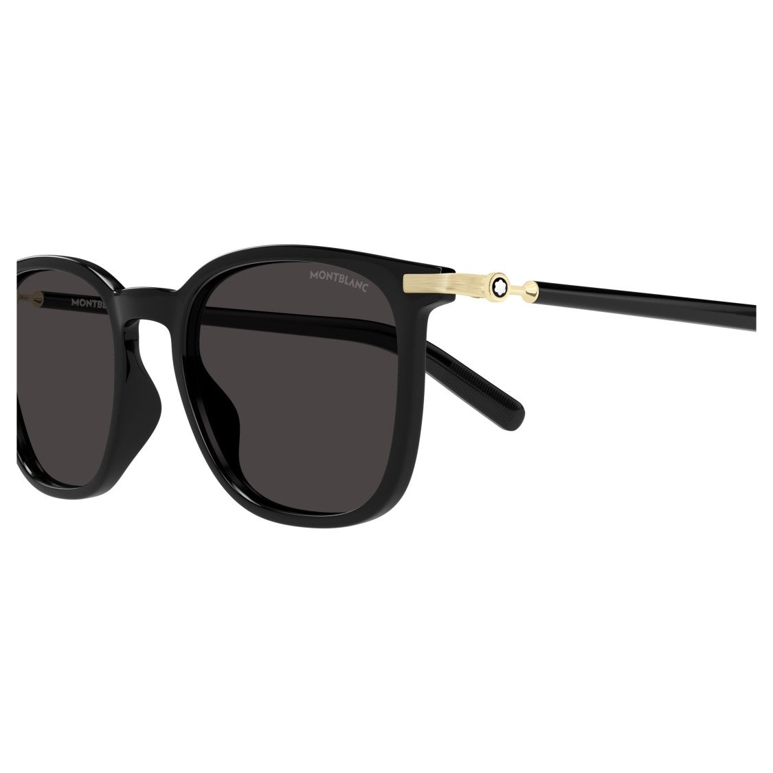Montblanc Square Frame Sunglasses With Gold-Tone Accents