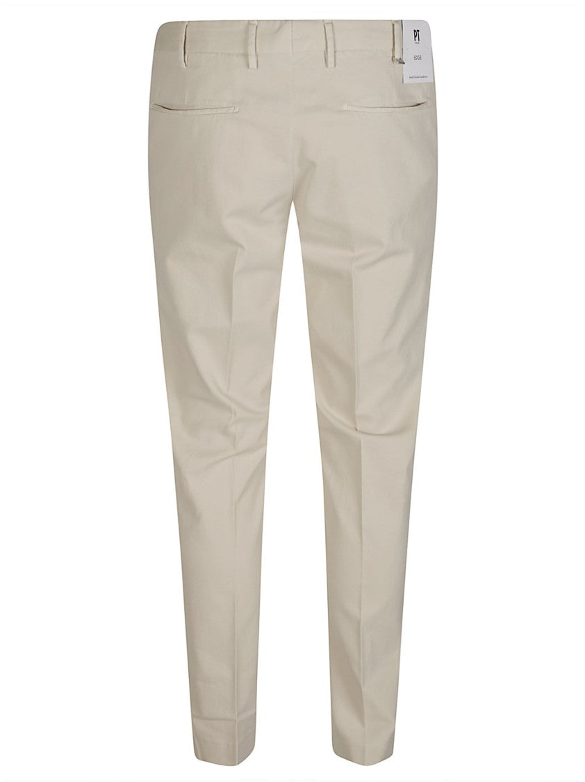 Pt Torino Dieci Tailored Slim Cotton-Cashmere Pants