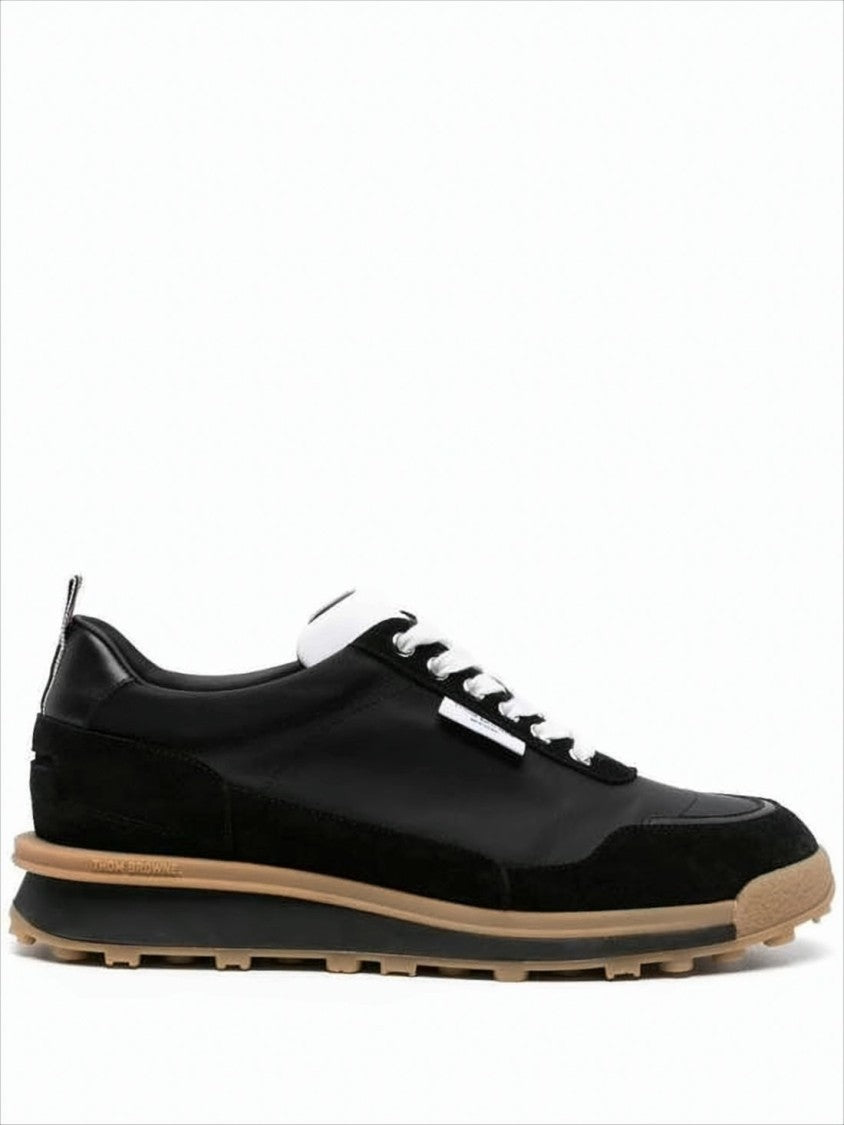 Thom Browne Black Sneakers With Calf Leather