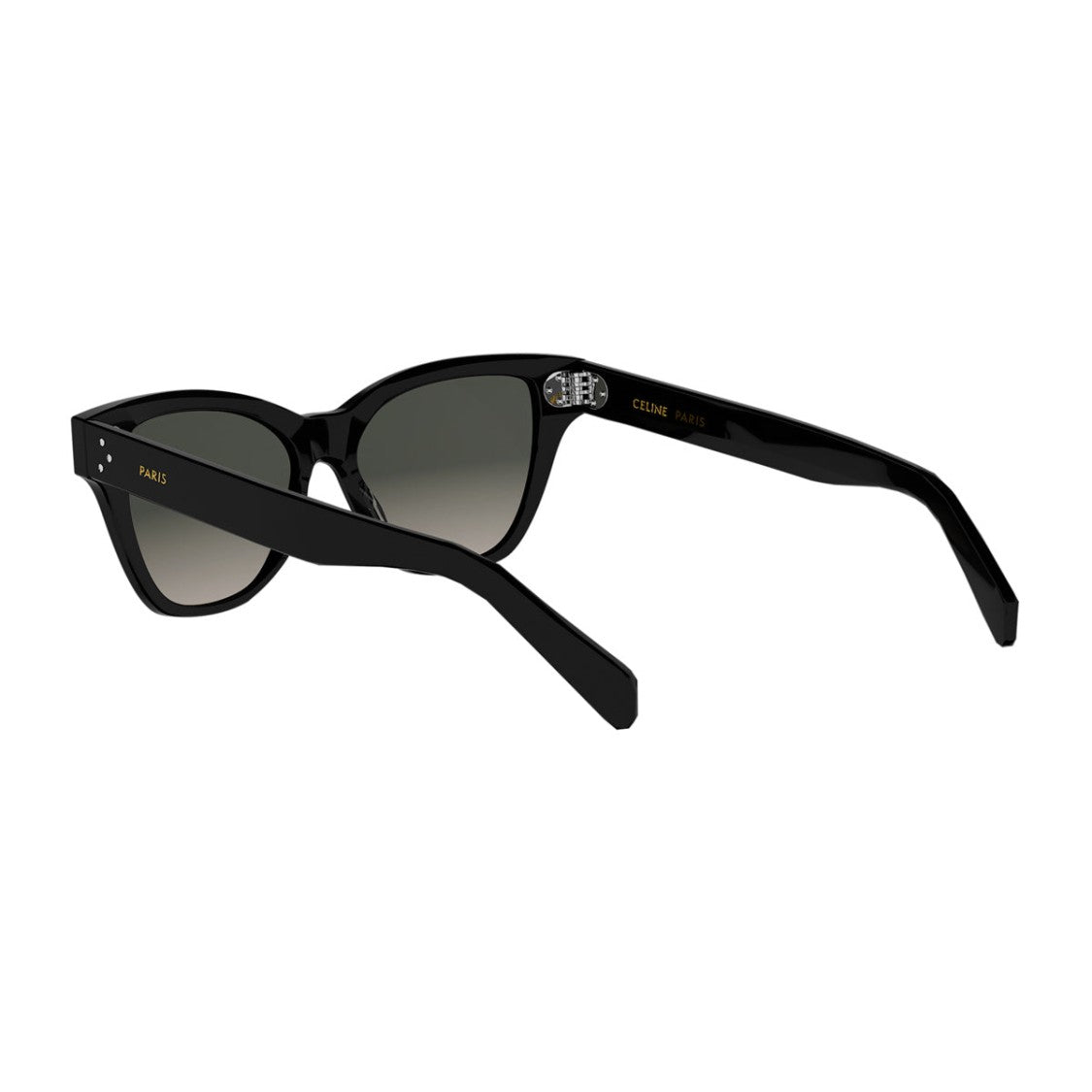 Celine Black 3 Dots Recycled Acetate Cat-Eye Sunglasses