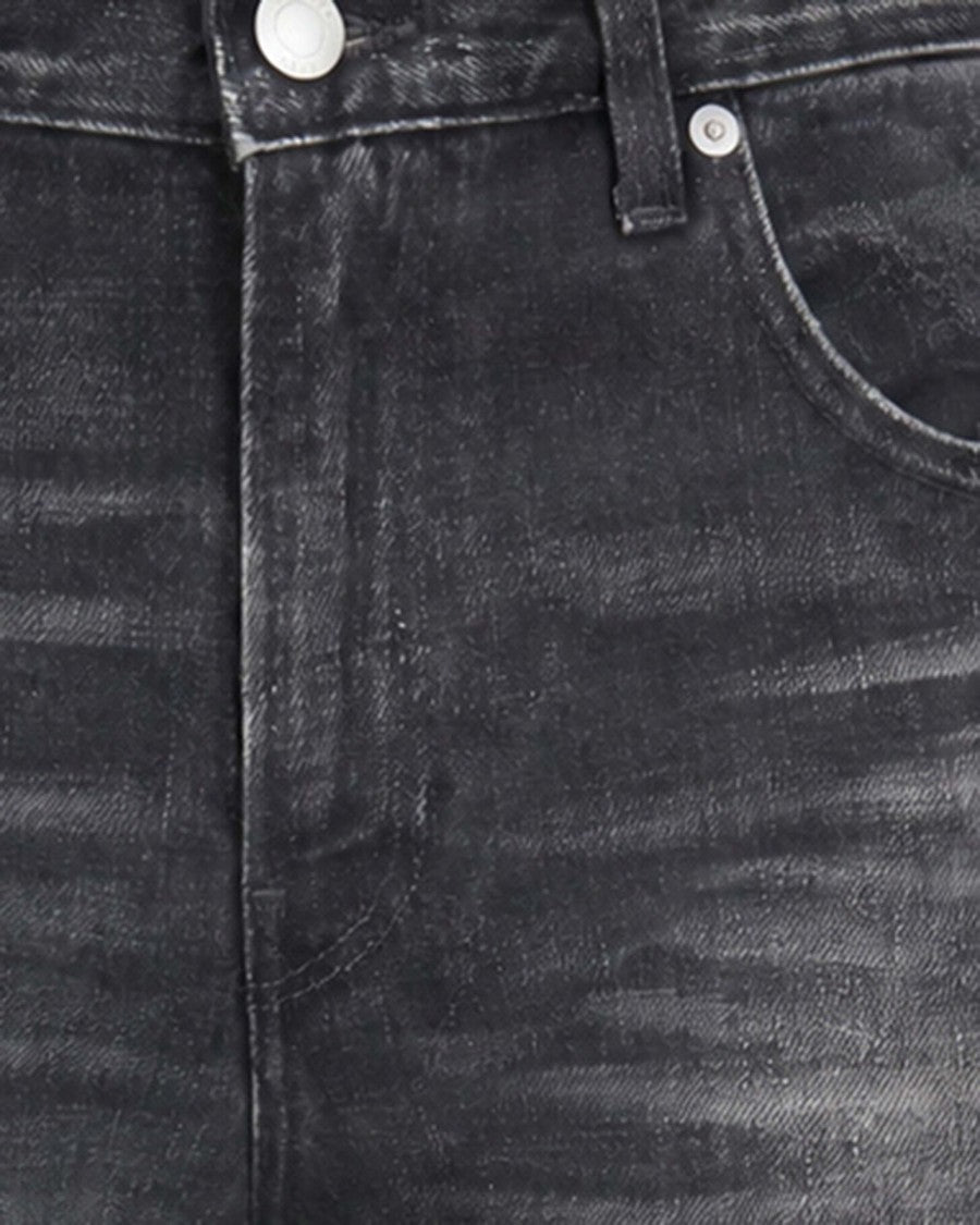 Haikure Dark Grey High-Waisted Wide-Leg Jeans