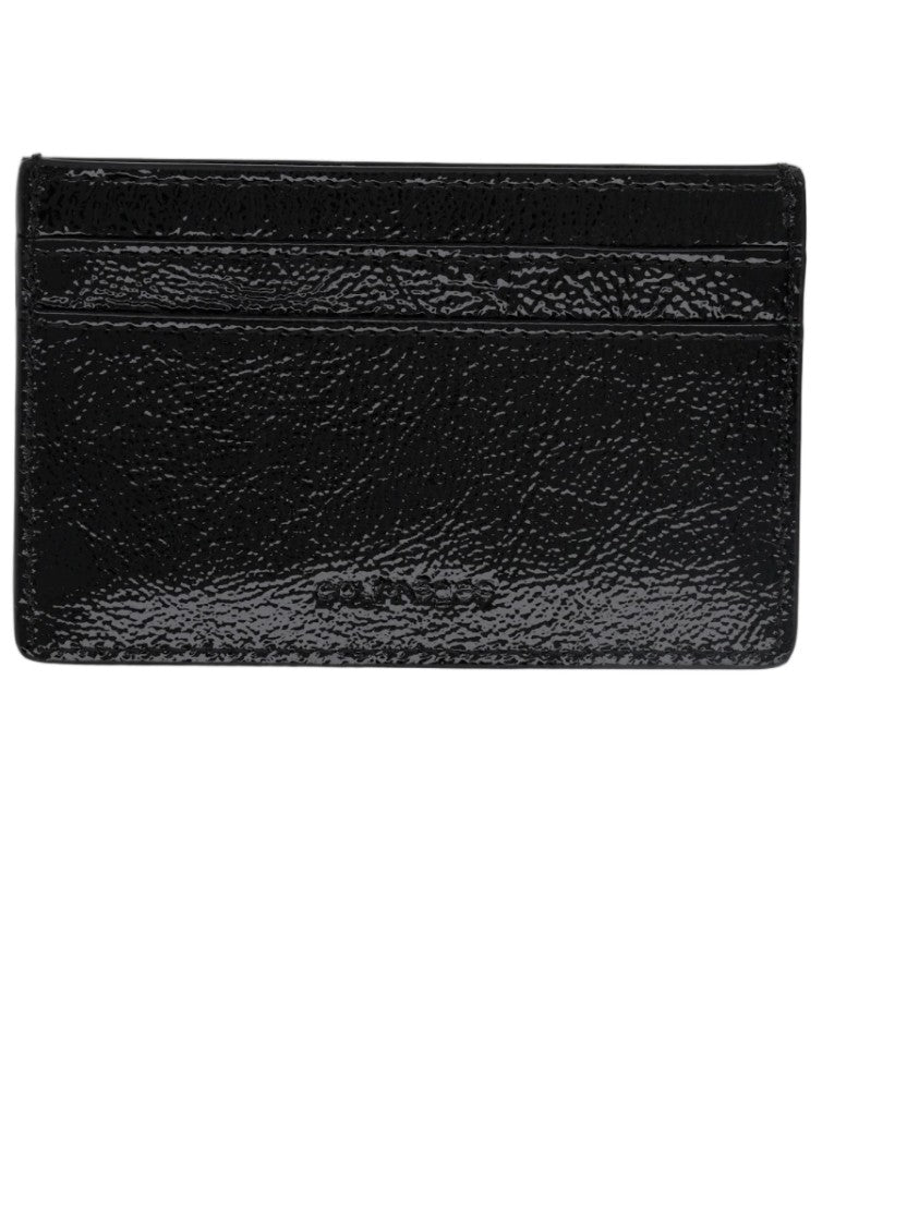 Courrèges Napplack Glossy Varnished Leather Card Holder