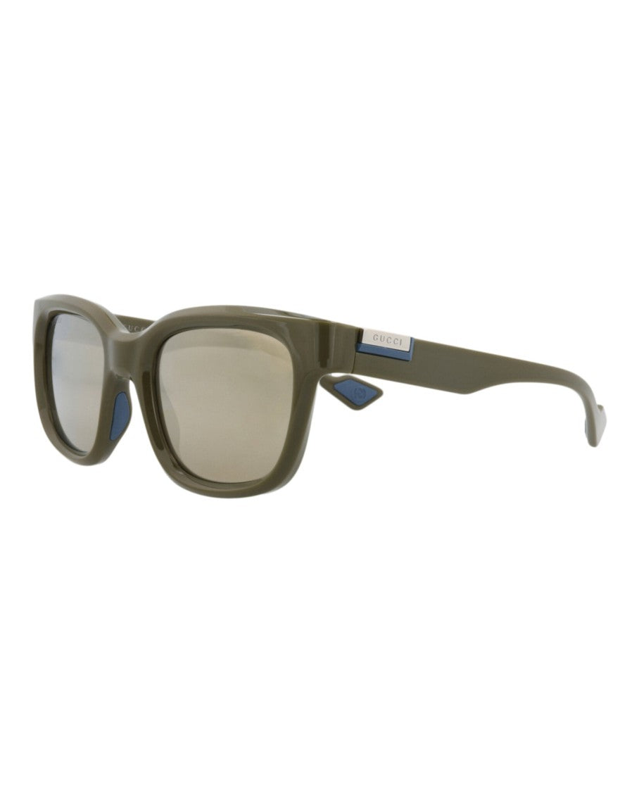 Gucci Square-Frame Injection Sunglasses