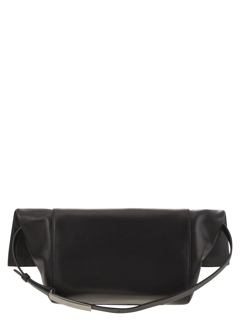 Max Mara Mmclaspclutch - Small Natural Leather Clutch Bag