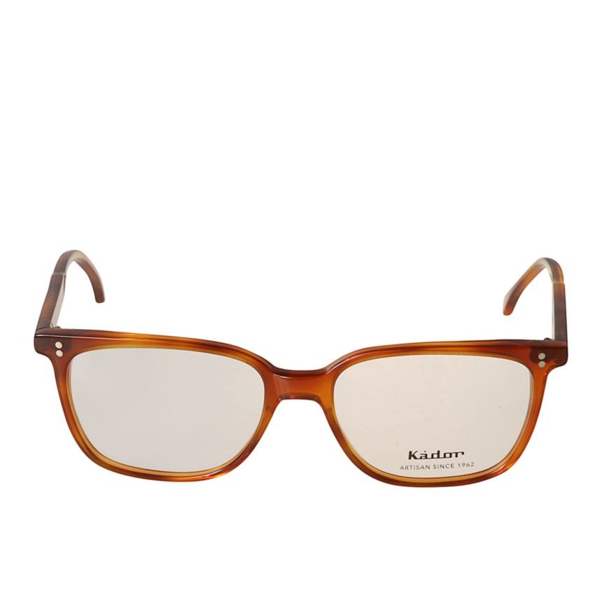 Kador Lait Tortoiseshell Rectangular Eyeglasses With Gradient Accents