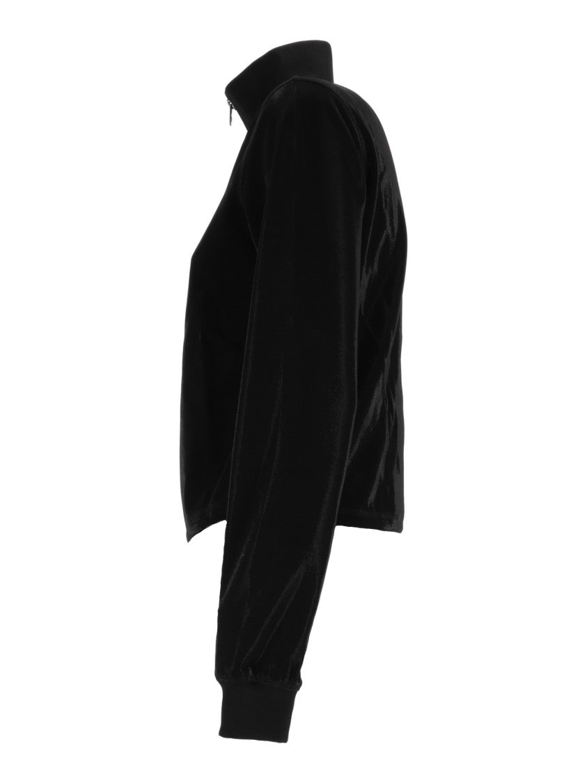 Diesel Cropped High-Collar Zip-Through Knit