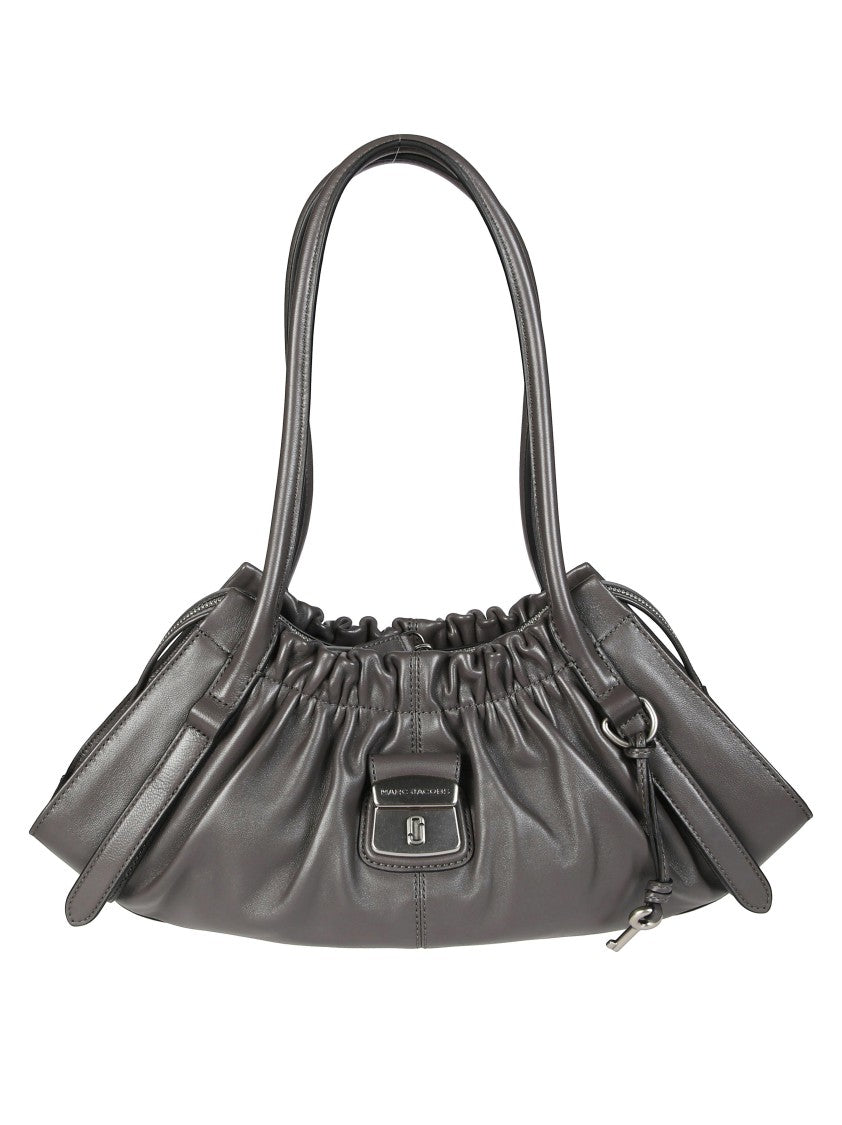 Marc Jacobs The Satchel Ruched Lambskin Leather Shoulder Bag