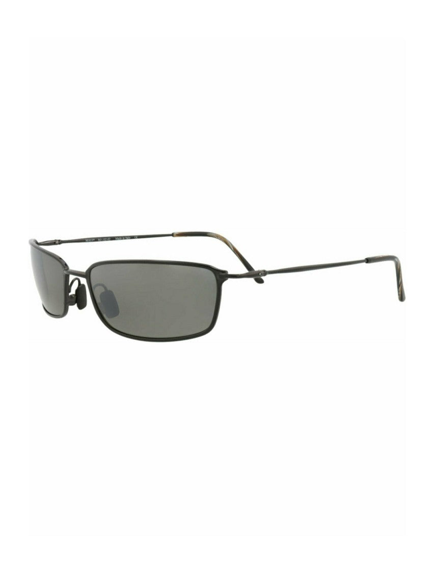 Maui Jim Square-Frame Metal Sunglasses