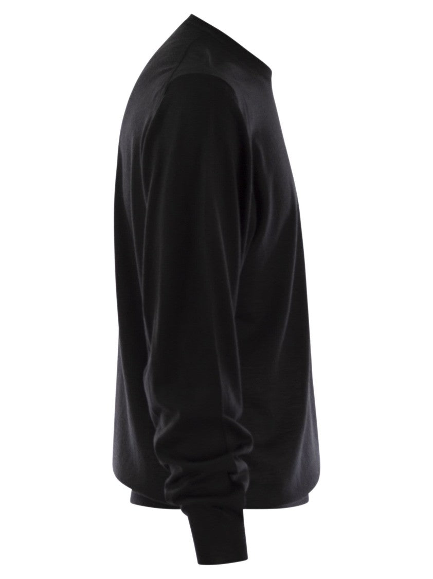 Fedeli Crew-Neck Sweater In Virgin Wool