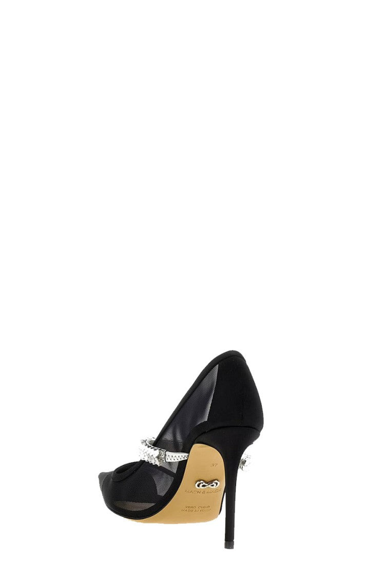 Mach & Mach Blue Leather Pumps