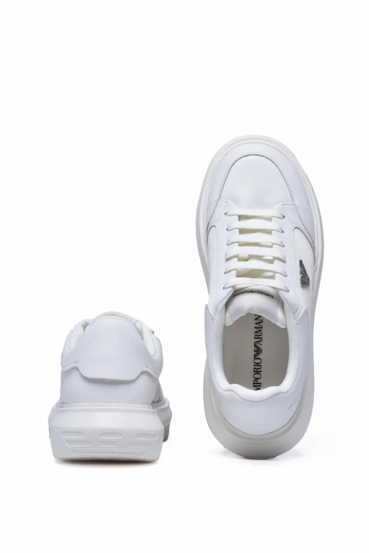 Emporio Armani Sneakers Rubber Polyester - White